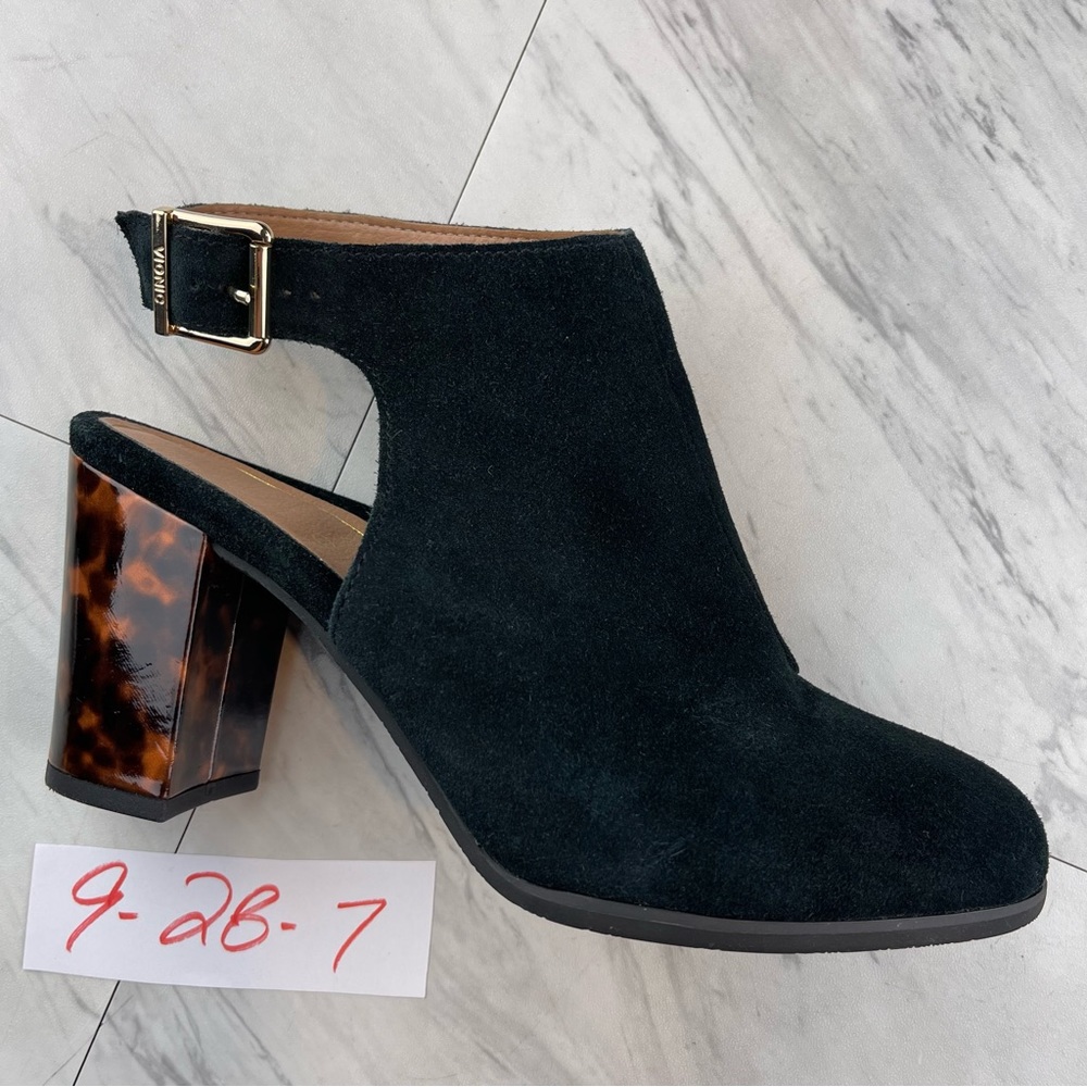 •Vionic Womens Perk Lacey Tortoise Slingbacks Size 9 (7216760)